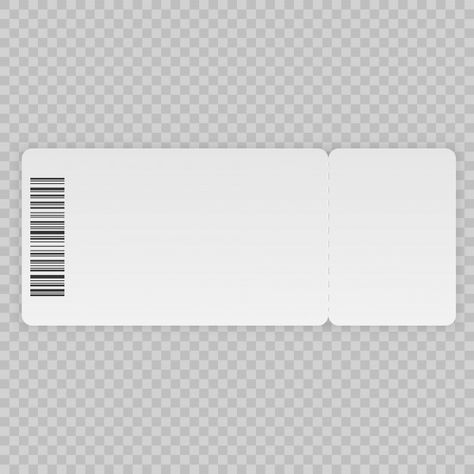 Ticket template isolated on a transparen... | Premium Vector #Freepik #vector #background #label #invitation #party Template Ticket Png, Template Tiket, Ticket Png, Ticket Design Template, Background Label, Mise En Page Web, Graphic Design Mockup, Label Png, Id Card Template