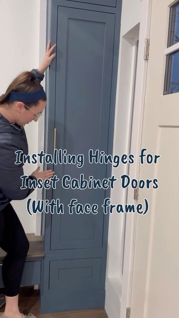 How To Build Inset Cabinet Doors, Inset Cabinet Door Hinges, Diy Inset Cabinets, Hidden Hinges Cabinets Diy, Diy Inset Cabinet Doors, Mudroom Dropzone, How To Make Cabinet Doors, Flush Cabinet Doors, Hidden Hinges Cabinets