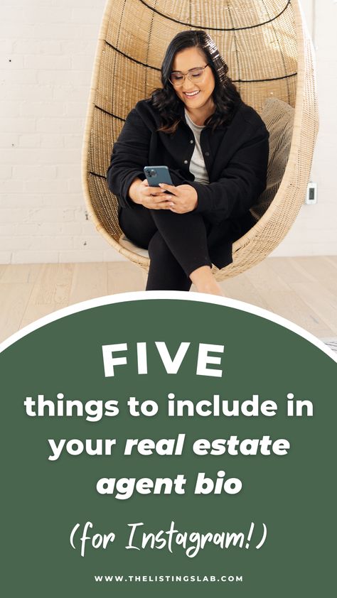 Are you a real estate agent looking to market yourself on Instagram? Check out these five elements that all successful real estate agents include in their bios. This guide will help you write a bio that accurately represents your real estate business and helps you attract new clients. Real Estate Username Ideas, Real Estate Agent Instagram Bio, Realtor Instagram Bio Examples, Real Estate Agent Introduction Post, Real Estate Agent Bio Examples, Realtor Instagram Bio, Real Estate Bio New Agent, Real Estate Agent Bio, Beginner Real Estate Agent