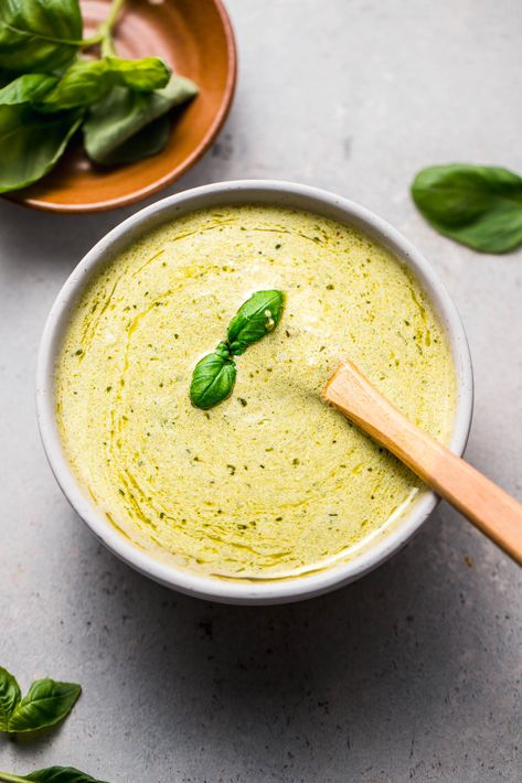 Pesto Cream Sauce Pesto Avocado Sauce, Homemade Creamy Pesto Sauce, Creamy Pesto Recipe, Creamy Pesto Sauce Recipe, Pesto Pasta Sauce, Creamy Pasta Sauce Recipes, Pesto Cream Sauce, Best Pesto, Pesto Sauce Recipe