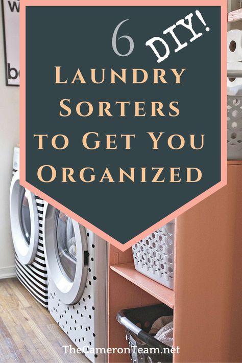 6 DIY Laundry Sorters to Get You Organized Laundry Sorter Ideas, Laundry Sorting Ideas, Dirty Laundry Organization, Homemaking Hacks, Laundry Room Floor, Dirty Clothes Organization, Bathroom Organization Hacks, Laundry Sorting, Laundry Room Lighting