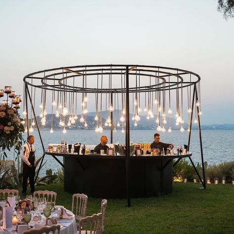 Statement Wedding Bars Real Weddings Gubahan Bunga, Event Bar, Wedding Bar, Outdoor Bar, Event Styling, Bar Design, Two People, Event Venues, Garden Wedding