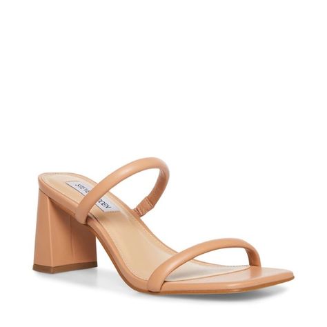 STEVE MADDEN Lilah Tan Steve Madden Lilah, Steve Madden Store, Tan Sandals, 3 Inch Heels, Across Body Bag, Designer Sandals, Fresh Look, Steve Madden Shoes, Womens Heels