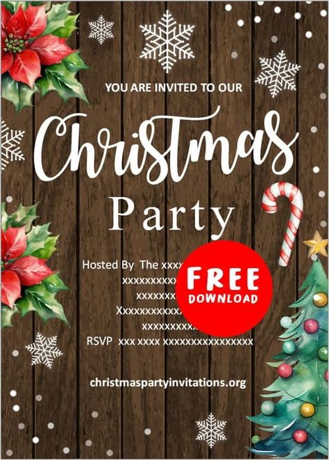 Country Christmas Invitations Christmas Invitations Country Christmas Invitations, Country Christmas Party, Office Christmas Party Invitation, Free Christmas Invitation Templates, Christmas Party Invitations Free, Party Invitations Templates, Christmas Party Invitations Printable, Christmas Party Host, Christmas Cocktail Party