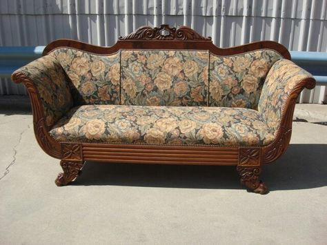 Antique Sofa dating back to the 1800's Vintage Couches, Antique Style Sofa, Amjad Khan, Antique Couch, Beautiful Antiques, Antique Sofas, Rustic Sofa, Vintage Couch, Royal Furniture