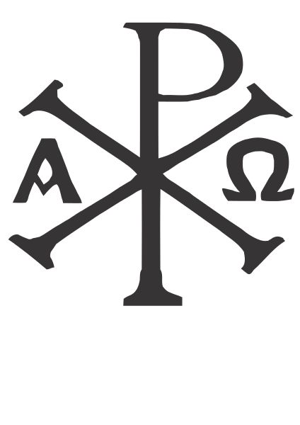 Tattoo Ideas Faith, Chi Rho Tattoo, Catholic Church Stained Glass, Elk Tattoo, Simbolos Tattoo, Catholic Tattoos, Music Notes Tattoo, Christ Tattoo, Chi Rho