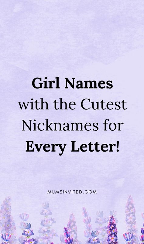 Searching for cute girl names with nicknames? Explore this list of ideas, from cute & sweet to vintage & elegant. Discover aesthetic, rare, unique & forgotten names with American, French, Italian, & Spanish origins, as well as cool, unisex & masculine nickname options. Find inspiration in old money charm or embrace the edgy side. character names girl with nicknames. baby names girl with nicknames. long girl names and nicknames. girl names with short nicknames. pretty girl names with nicknames. Girl Nicknames, Coquette Name, Nicknames For Baby Girls, Boyish Girl Names, Long Girl Names, Hebrew Girl Names, Traditional Girl Names, Names With Nicknames, Baby Girl Names Uncommon