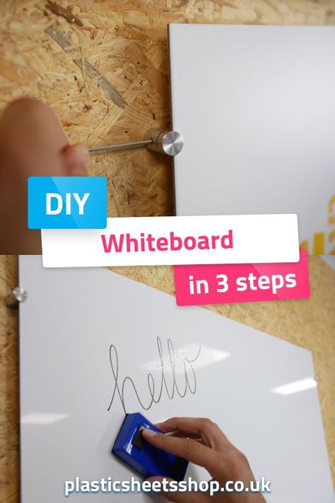 Whiteboard Diy How To Make, How To Make A White Board, White Board Ideas, Diy Whiteboard, Whiteboard Wall, Whiteboard Marker, Board Wall, Drilling Machine, Advertising Material