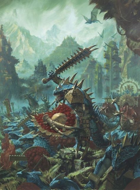 Lizardmen | Warhammer Wiki | Fandom Lizard Men, Lizardmen Warhammer, Warhammer Fantasy Roleplay, 40k Art, Warhammer Paint, Warhammer Age Of Sigmar, Fantasy Battle, Age Of Sigmar, 다크 판타지