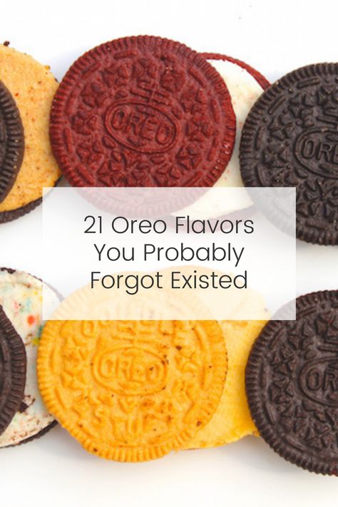 21 Weird Oreo Flavors You Probably Forgot Existed Weird Cookie Flavors, Oreo Flavors Weird, Funny Oreo Flavors, Weird Desserts, Weird Oreo Flavors, Weird Food Combinations, Lemon Oreos, Oreo Cookie Flavors, Oreo Flavors