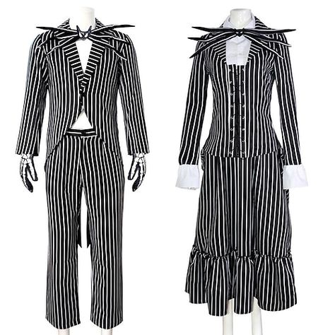 Mascarade Halloween, Jack Skellington Cosplay, Masquerade Men, Nightmare Before Christmas Costume, Eve Costume, Masquerade Outfit, Uniform Clothes, Jack The Pumpkin King, Masquerade Halloween