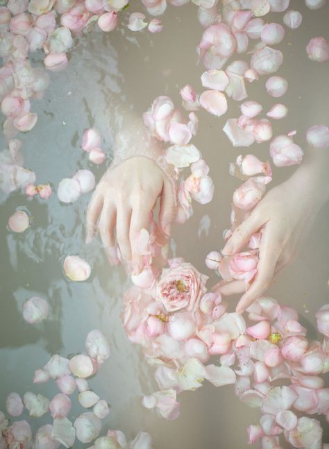 Water Nymph, Elizabeth Messina, Bath Photography, Water Nymphs, Milk Bath, Marcus Aurelius, Messina, Simple Pleasures, Aesthetic Photography