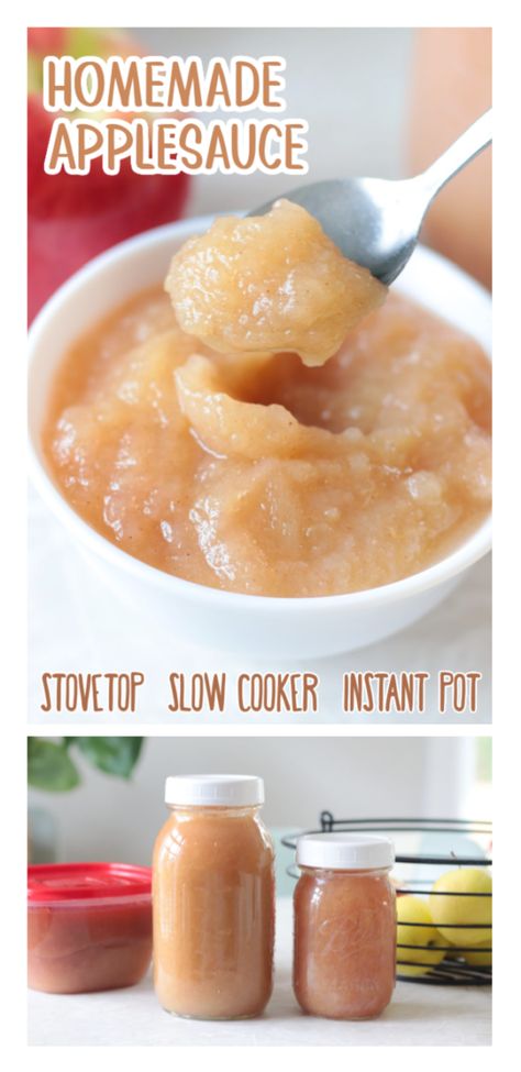 Easy Instant Pot Applesauce, Simple Apple Sauce Recipe, How To Make Applesauce In Crockpot, How To Can Apple Sauce, Canned Apple Sauce Homemade Applesauce, Homade Apple Sauce, Old Fashioned Applesauce, Instant Pot Applesauce For Canning, Homemade Applesauce Instant Pot