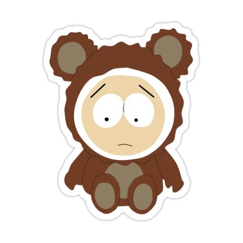 Butters Stotch, Butters South Park, Bear Costume, Narnia, South Park, Art Girl, Sticker Design, Vinyl Decal Stickers, Vinyl Sticker