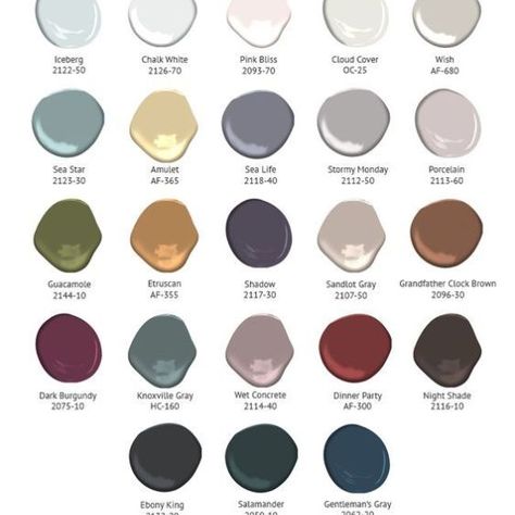 Farmhouse Paint Color Palettes - Favorite Paint Colors Blog Pittsburgh Paint Colors, Pottery Barn Paint Colors, Farm Style Bathrooms, Pottery Barn Paint, Farmhouse Paint Colors Interior, Modern Farmhouse Paint Colors, Pittsburgh Paint, Farmhouse Paint Colors, Farmhouse Paint