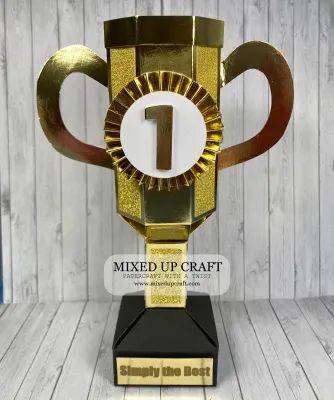 Trophy Gift Box – MIXED UP CRAFT Handmade Trophies, Trophy Craft, Family Games Night, Printable Gift Bags, Cute Prom Proposals, Up Craft, Games Night, Golf Party, Hoco Proposals Ideas