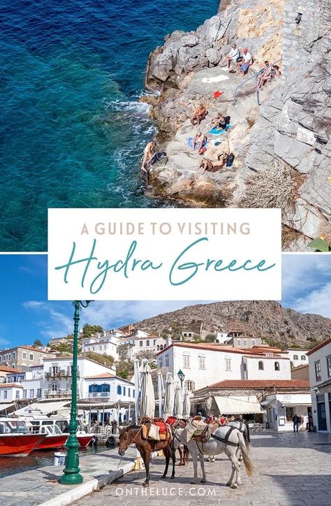 Hydra Greece, Hydra Island, Greek Islands To Visit, Greece Itinerary, Europe Holidays, Greece Holiday, Island 2, Greece Islands, Greek Island