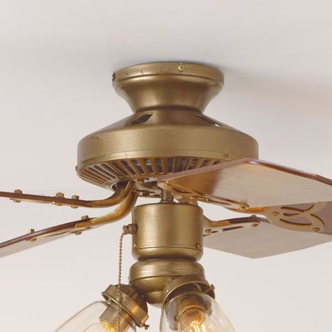 3 Ways to Spiff Up a Ceiling Fan - This Old House Ceiling Fan Redo, Old Ceiling Fan, Ceiling Fan Diy, Ceiling Fan Update, Fan Makeover, Ceiling Fan Light Cover, Celing Fan, Fan Light Covers, Painting Ceiling