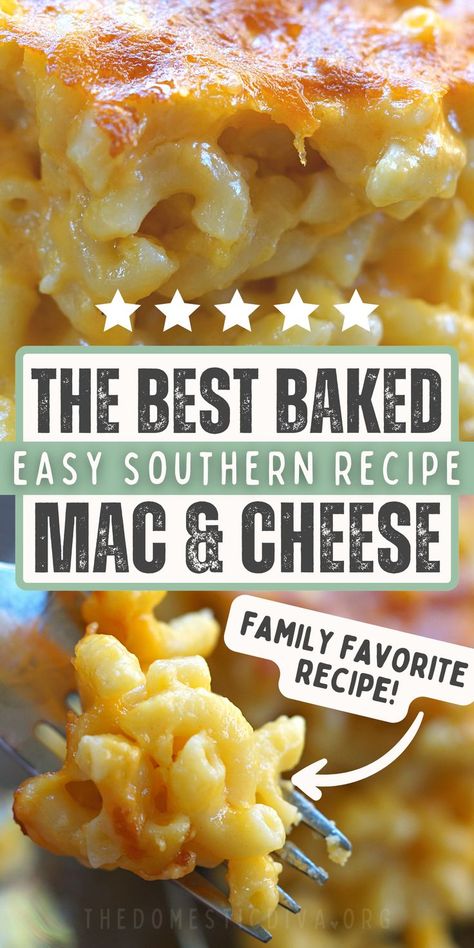 the best baked mac and cheese recipe Best Baked Mac And Cheese Recipe, Easy Baked Mac And Cheese, Creamy Mac And Cheese Recipe, Makaroni Keju, Mac And Cheese Recipe Soul Food, Southern Macaroni And Cheese, Macaroni And Cheese Casserole, Best Mac N Cheese Recipe, Baked Mac And Cheese Recipe