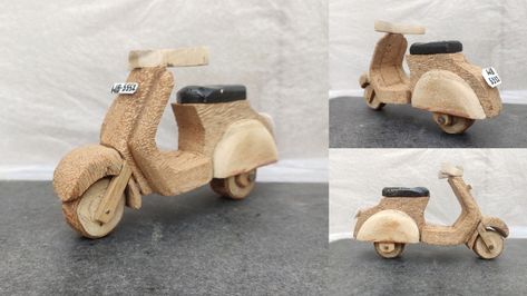 Wooden scooter, how to make scooter with wooden Wooden Scooter, Wood Projects For Kids, Wooden Art, Preschool Crafts, Wooden Toy Car, Wood Projects, Kids Toys, Life Hacks, Preschool