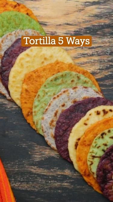 Cast Iron Tortilla Press, Mexican Food Recipes Tortillas, Easy Corn Tortilla Recipes, Simple Tortilla Recipe, Colored Tortillas, Cornbread Tortillas, Rice Tortilla Recipe, Healthy Tortilla Recipes, Diy Tortillas