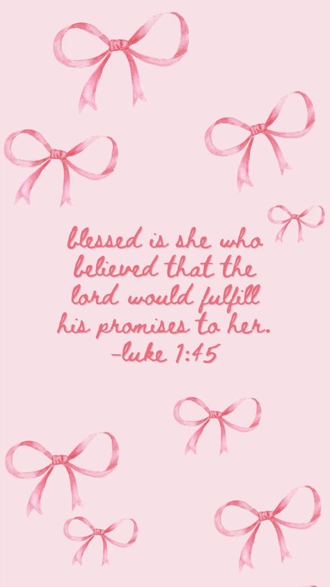 Coquette Iphone Wallpaper, Pink Wallpaper Coquette, Scripture Aesthetic, Pink Girly Quotes, Wallpaper Scripture, Positive Bible Verses, Worship Wallpaper, Bible Verse Quotes, Wallpaper Coquette