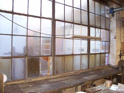 frosted casement windows, lived-in look Old Factory Building, Factory Windows, Window Renovation, Warehouse Windows, Commercial Windows, Vinyl Replacement Windows, Window Shutter, Industrial Windows, Metal Windows