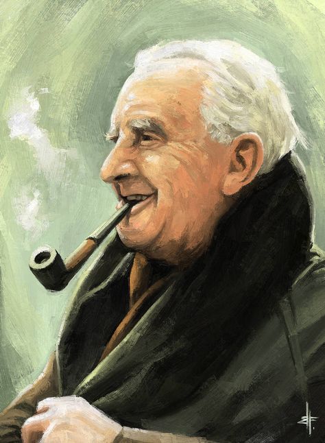 Jrr Tolkien Art, Tolkien Drawings, Tolkien Artwork, Catholic Gentleman, Children's Book Characters, J.r.r. Tolkien, I Have No Words, Tolkien Art, Quote Artwork