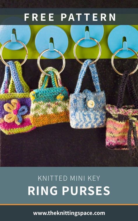 Small Knitting Projects, Tooth Fairy Bag, Crochet Shell Stitch, Crochet Dolls Free Patterns, Crochet Bags Purses, Crochet Keychain, Purse Patterns, Bag Crochet, Free Knitting Pattern