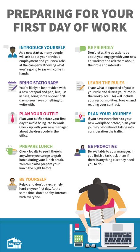 Tips For First Job, Advice For Starting A New Job, How To Prepare To Start A New Job, First Time Job Interview Tips, What To Do When Starting A New Job, Job Organization Tips, Preparing For New Job, Job Preparation Activities, How To Prepare For First Day Of Work