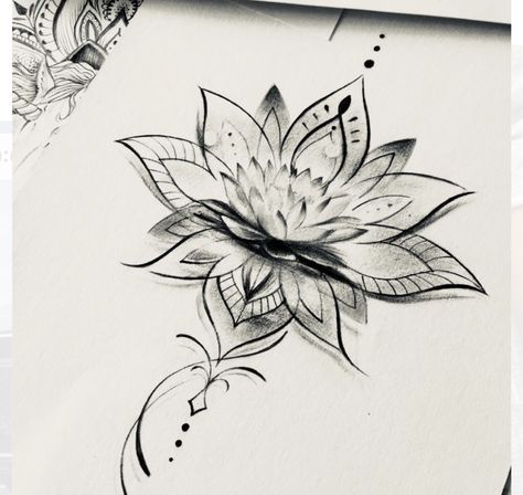 Lotus Flower And Moon Tattoo, Lotus Flower Tattoo Stencil, Recovery Tattoos, Buffalo Tattoo, Lotus Tattoos, Feather Tattoo Meaning, Tattoo Lotus, Lotus Tattoo Design, Family Tattoo Designs