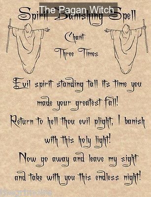 Real Witchcraft, Wish Spell, Book Of Shadows Pages, Banishing Spell, Charmed Book Of Shadows, Real Witches, Bad Spirits, Witchcraft Spells, Easy Spells