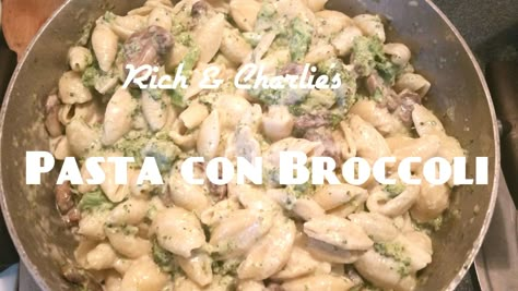 Rich & Charlie’s Pasta con Broccoli Pasta House, Pasta Con Broccoli, Broccoli Dishes, 20th Wedding Anniversary, Blended Families, White Sauce Pasta, Pasta Dinners, Pasta Dinner Recipes, Broccoli Recipes