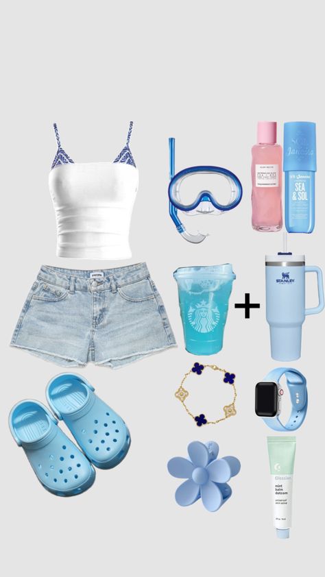 #fyp #viral #outfitinspo #blue #beach 💙🔹🐳🎧☀️🫐🤍🟦🐬🦋🌀🌊✨👙 Blue Beach Outfit, Beach Outfit Ideas, Outfit Boards, Beach Outfits, Blue Beach, Beach Day, Beach Outfit, Outfit Ideas, Summer Outfits