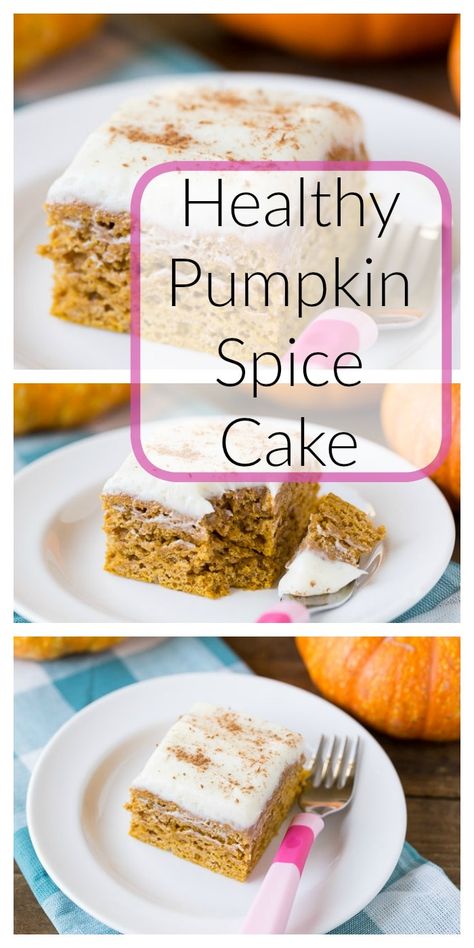 Healthy Pumpkin Spice Cake Pumpkin Snack, Pumpkin Granola, Dessert Parfait, Pumpkin Mousse, Super Healthy Kids, Pumpkin Cake Recipes, Pumpkin Spice Cake, Pumpkin Spice Syrup, Healthy Cake