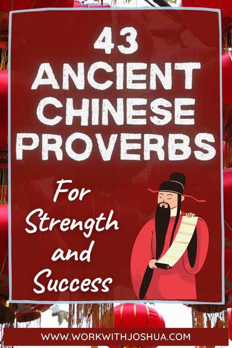 There are many words of wisdom to be found within Ancient Chinese Proverbs, and I hope this list inspires you to continue striving forward. #chineseproverbs #ancientchineseproverbs Chinese Proverbs Wisdom, Chinese Proverbs Quotes, Wise Proverbs, Chinese Wisdom, Ancient Wisdom Quotes, Chinese Proverbs, Proverbs Quotes, Ancient Wisdom, The Crazy