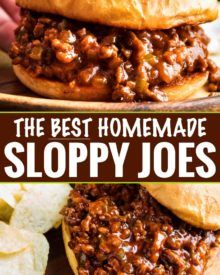 Homemade Sloppy Joe Recipe, Easy Ground Beef Recipes, Homemade Sloppy Joes, Easy Ground Beef, Sloppy Joes Recipe, Ground Beef Recipes Easy, Ground Beef Recipes For Dinner, Sloppy Joe, Beef Recipes Easy