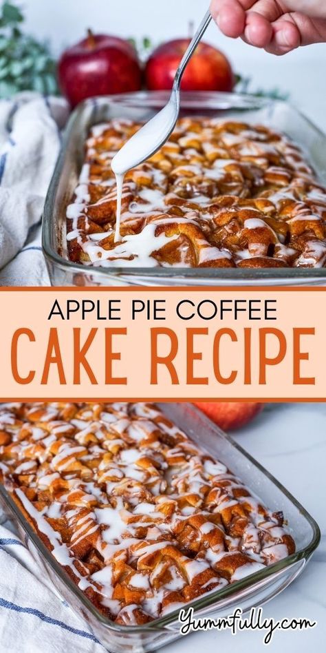 Dive into the best of both worlds with our Apple Pie Coffee Cake Recipe, a delightful fusion of classic apple pie flavors and the comforting goodness of coffee cake. If you’re a fan of this sweet treat or looking for more mouthwatering recipes to brighten your day, click here to explore a world of culinary delights that will keep you coming back for seconds! Apple Pie Filling Coffee Cake, Pie Filling Coffee Cake, 30 Min Recipes, Apple Pie Coffee, Easy Apple Pie Filling, Apple Pie Filling Recipes, Coffee Cake Recipes Easy, Creamy Chicken And Rice, Apple Coffee Cakes