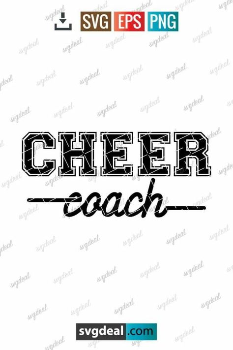 Cheer Coach Svg Cheer Coach Svg Free, Free Cheer Svg, Coach Svg Free, Cheer Coach Svg, Coach Svg, Images For Cricut, Custom Cheer Bows, Cheer Svg, Cheer Coach