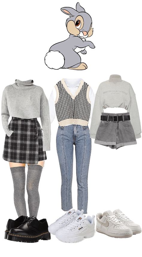 Steamboat Willie Disneybound Inspired Outfits, Bambi Inspired Outfits, Disney Ootd Inspired Outfits, Disney Princess Outfits Aesthetic, Outfits Inspired By Disney Characters, Disneybound Outfits Princess, Pixar Inspired Outfits, Cartoon Character Inspired Outfits, Character Themed Outfits