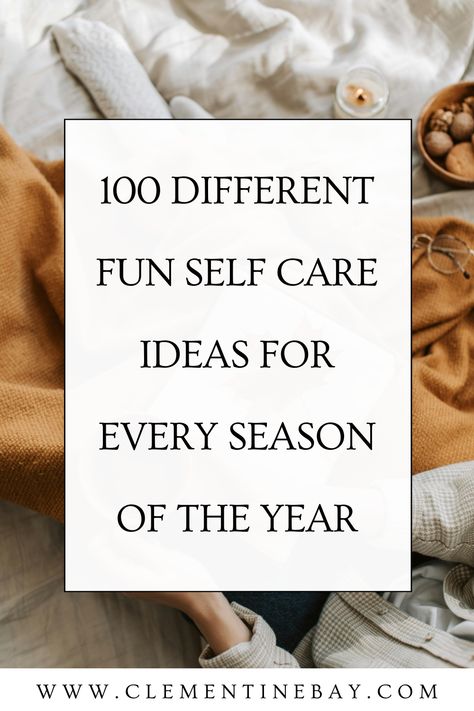 Take care of yourself with these 30 simple habits that will help you feel your best mentally, physically, and emotionally. #selfcare #wellness Fun Self Care Activities, Wellness Day Activities, Ways To Take Care Of Yourself, Self Care Essentials List, Self Care Checklist Ideas, 100 Self Care Ideas, Fun Self Care Ideas, Self Care Checklist For Women, Cheap Self Care Ideas