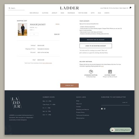 One of my favorite Shopify checkout page designs to date! Design + development for @laddercle Date Design, Checkout Page, June 21, Design Development, Page Design, My Favorite, On Instagram, Quick Saves, Instagram