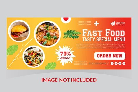 Food banner design | Premium Vector #Freepik #vector #food-background #food-flyer #fast-food-banner #food-poster Fast Food Banner Design, Food Banner Design, White Banner, Background Food, Food Background, Food Flyer, Fashion Banner, Food Banner, Display Banners