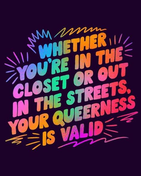 Queers Next Door on Instagram: "♥️♥️♥️ #Repost @timpsingleton ・・・ Happy National Coming Out Day 🌈 A few words to my younger, 17 year-old self on coming out: - Coming out is scary, but staying in is far scarier - The people you’ll lose by coming out, will become distant memories. Don’t worry about them - The ones who accept and love you, will help usher in a universe of new people and friends who love you for you - You’re going to have to come out way more than you realize. For a few years it w National Coming Out Day, Out Of The Closet, Club Ideas, Rainbow Art, One Life, Instagram Repost, Staying In, Next Door, New People