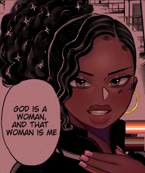 Blasian Edit, God Is A Woman, Black Cartoon Characters, Black Characters, Tableau Art, Black Anime Characters, Black Cartoon, Black Art Pictures, Girls Cartoon Art