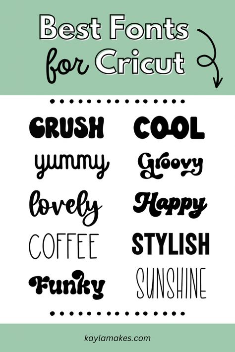 Popular Cricut Fonts For Shirts, Best Free Fonts For Cricut, Best Cricut Fonts, Free Cricut Fonts, Site Coordinator, Cricut Artwork, Free Cursive Fonts, Shopify Seo, Free Fonts For Cricut