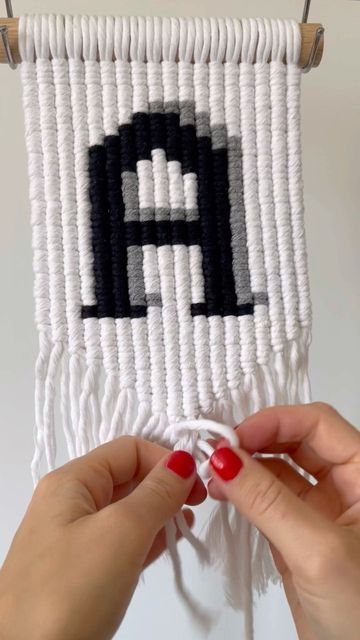 Macrame Alphabet, Macrame Letters, Macrame Name, Macrame Banner, Pola Macrame, Macrame Baby, Macrame Tutorials, Letter Banner, 3d Alphabet