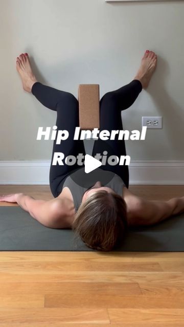 Internal Hip Rotation Yoga, Internal Hip Rotation Stretch, Internal Rotation Hip Exercise, Hip Internal Rotation Exercises, Hip Rotation Exercises, Exercise For Hips And Thighs, Internal Hip Rotation, Somatic Exercise, Functional Yoga