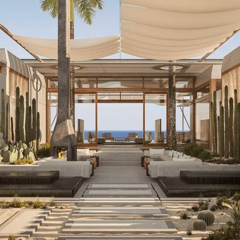 Aman announces its next jaw-dropping resort destination, Amanvari - Acquire Casa Cook, Resort Design, Mexico Resorts, Have Inspiration, Private Villas, Beach Hotels, Outdoor Design, Outdoor Area, Luxury Hotel