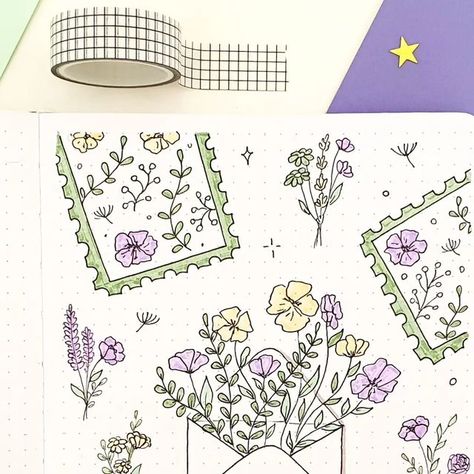 Spring Bujo, Spring Bullet Journal, Floral Bullet Journal, Planer Ideas, White Sakura, Sakura Pigma Micron, March Themes, My Journal, Bullet Journal Themes